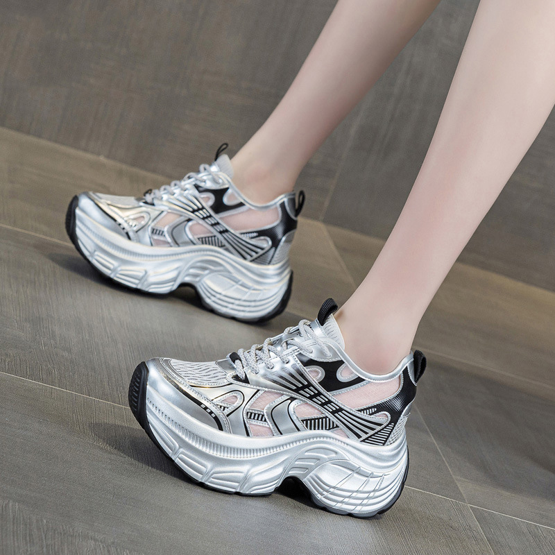 Chunky Sneaker Platform - 8cm 키높이 숨은 굽 플랫폼 스니커즈
