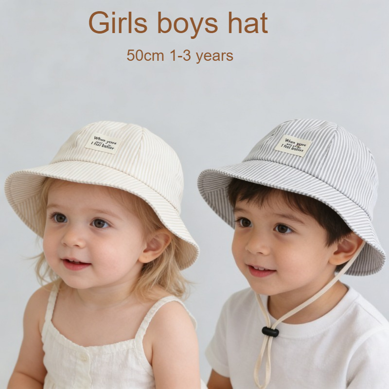 Street Fashion Hats - 아기 어린이 귀여운 태양 모자 50cm
