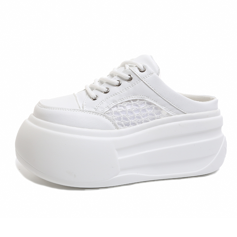 Chunky Sneaker Platform - 여성 7CM 하이힐 청키 슬리퍼 새로운