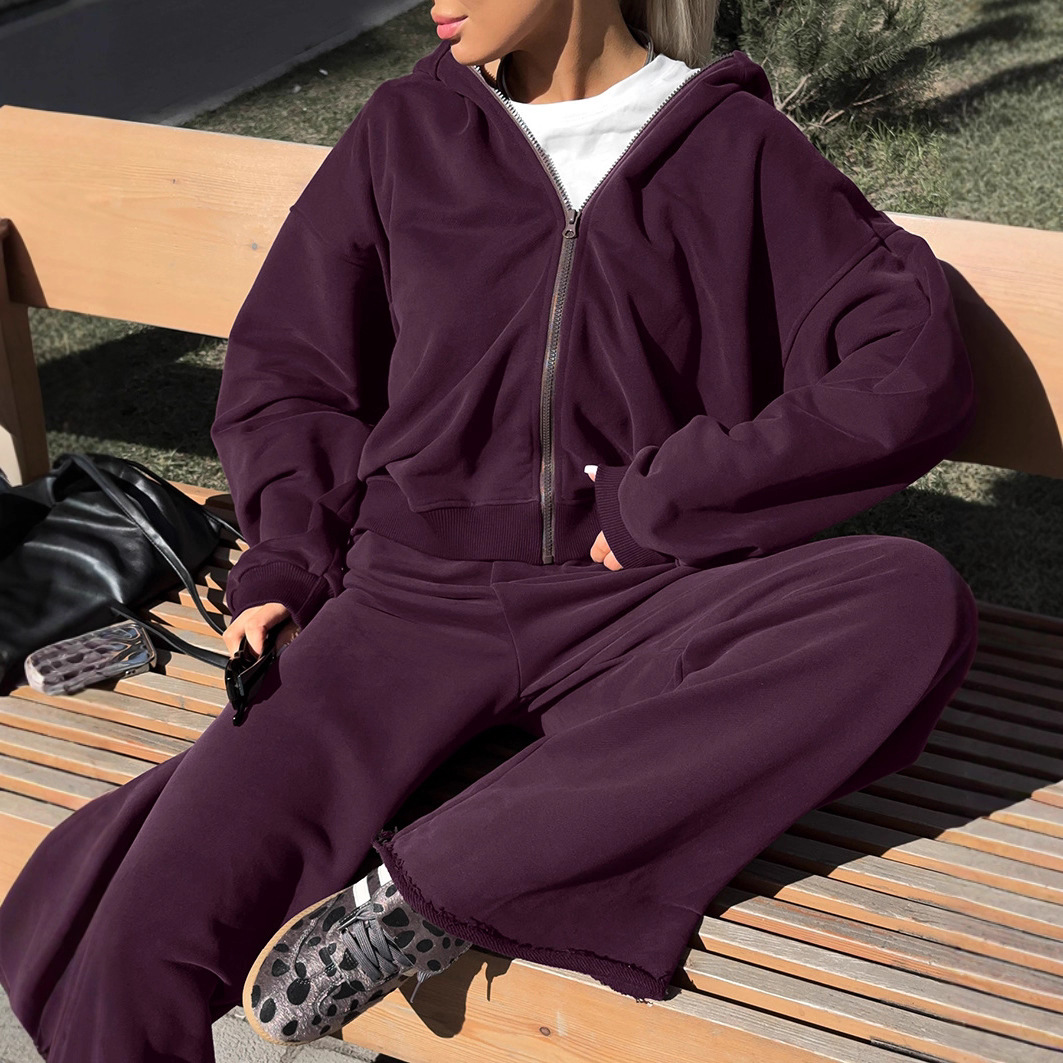 Street Fashion Trends 2025 - 패션 캐주얼 수트 여성용 가을 겨울