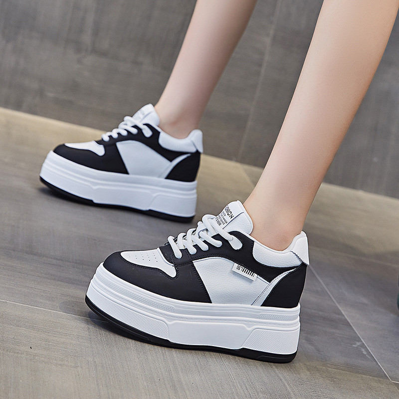 9CM 정품 가죽 새로운 브랜드 디자이너 여름 가을 플 - Chunky Sneaker Platform 리뷰 및 가격