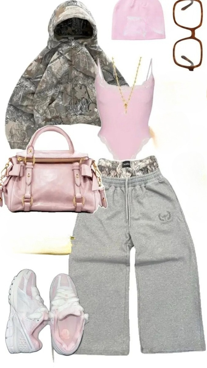 Y2K Suit Womens 빈티지 2000년대 힙합  - Camo Pattern Set 리뷰 및 가격