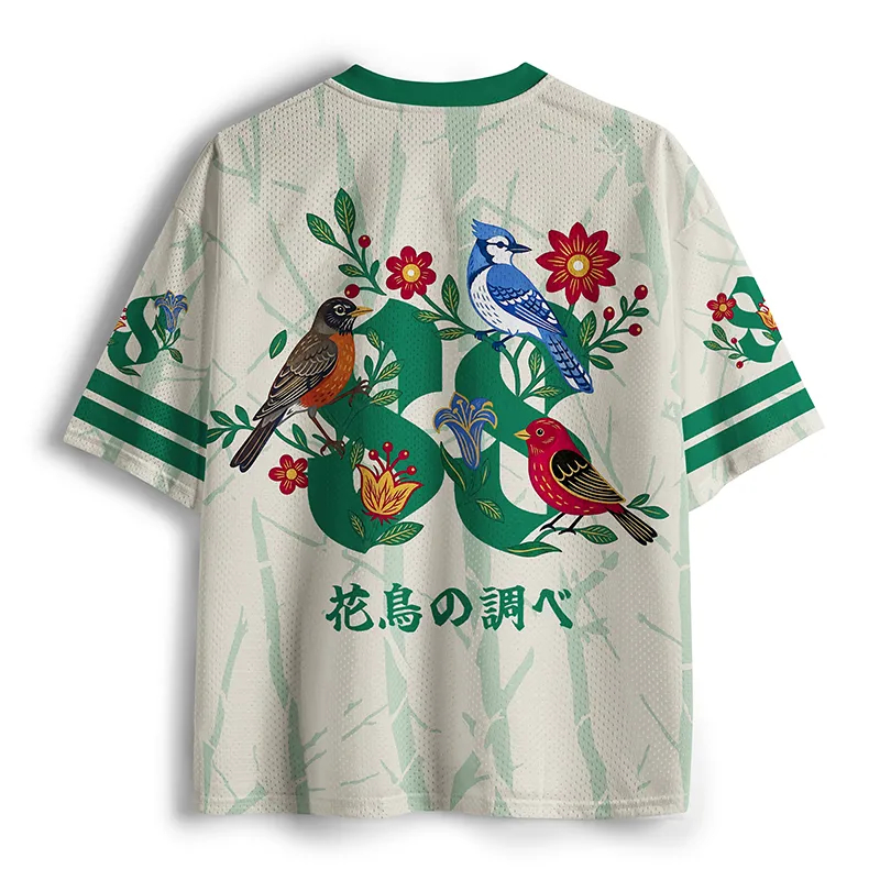 2026 여름 패션 새로운 일본 꽃 새 3D 인쇄 느슨 - Street Fashion In Japanese 리뷰 및 가격