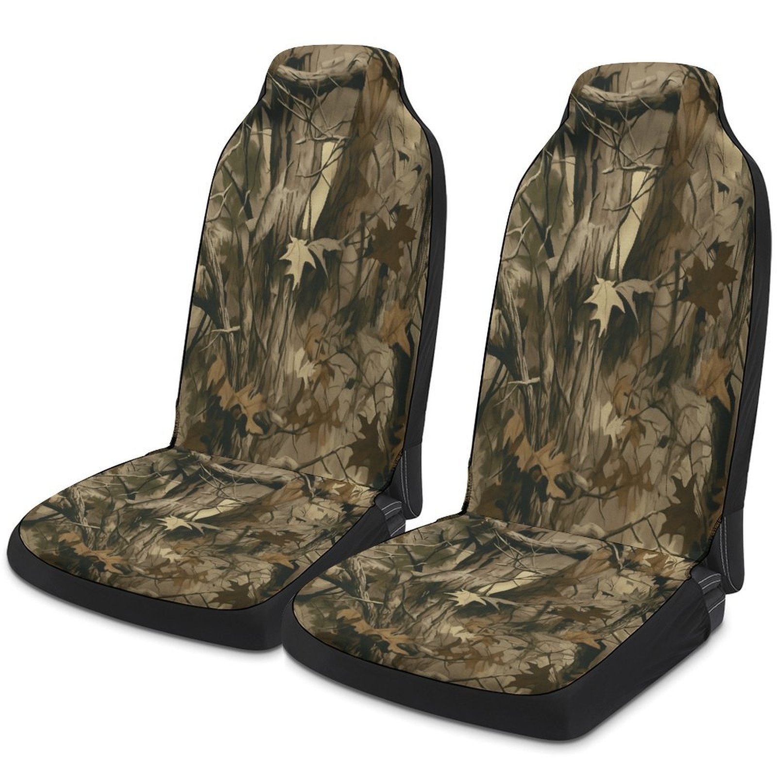 대부분의 자동차에 적합한 숲 위장 패턴 테마의 카시트  - Camo Pattern Set 리뷰 및 가격