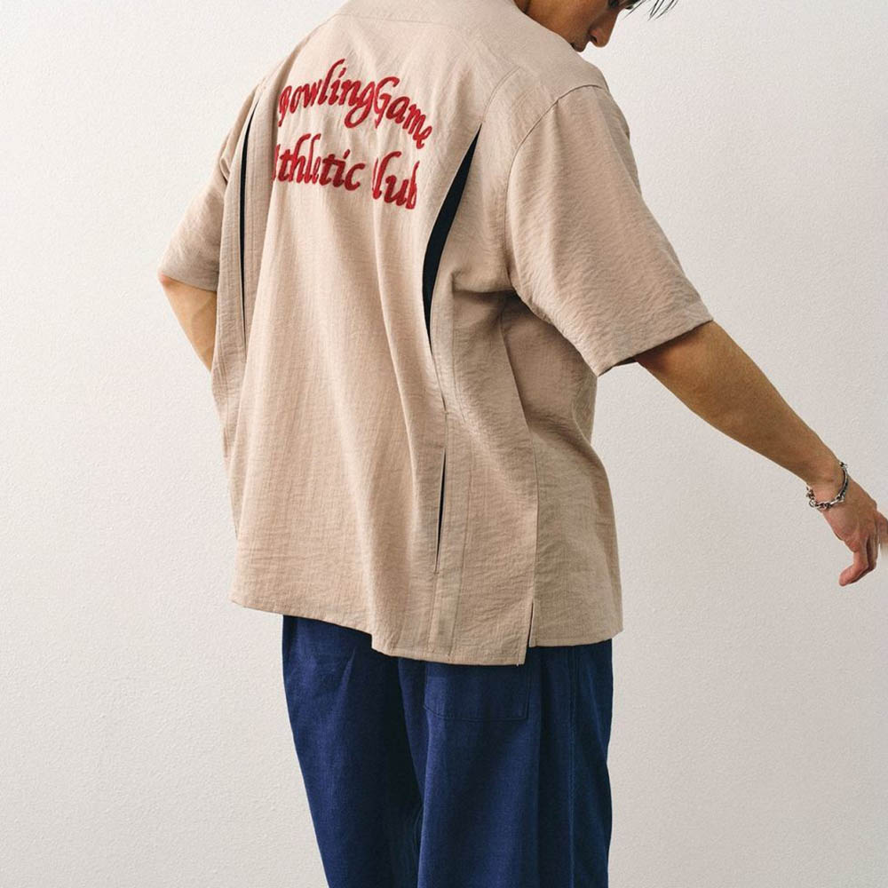 남성 자수 반팔 셔츠 아메리칸 레트로 패션 트렌드 스트 - Street Fashion Trends 2025 리뷰 및 가격