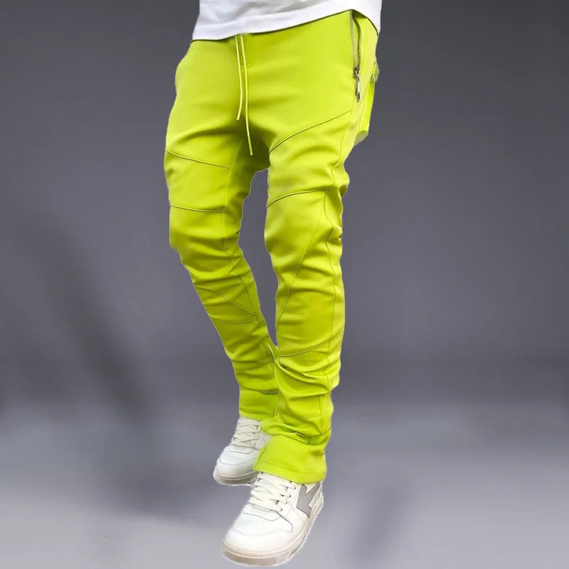 스포츠 바지 남성 한국 가을 뭉치 발목 바지 스트레치  - Street Fashion Brand 리뷰 및 가격
