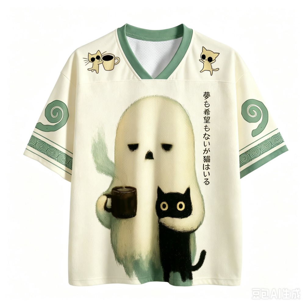 여름 패션 새로운 일본식 유령과 고양이 3D 프린팅 루 - Street Fashion In Japanese 리뷰 및 가격