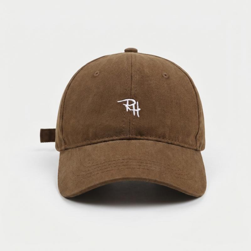 RH 레터 자수 야구 모자 조절 가능한 여름 캐주얼 모 - Street Fashion Hats 리뷰 및 가격