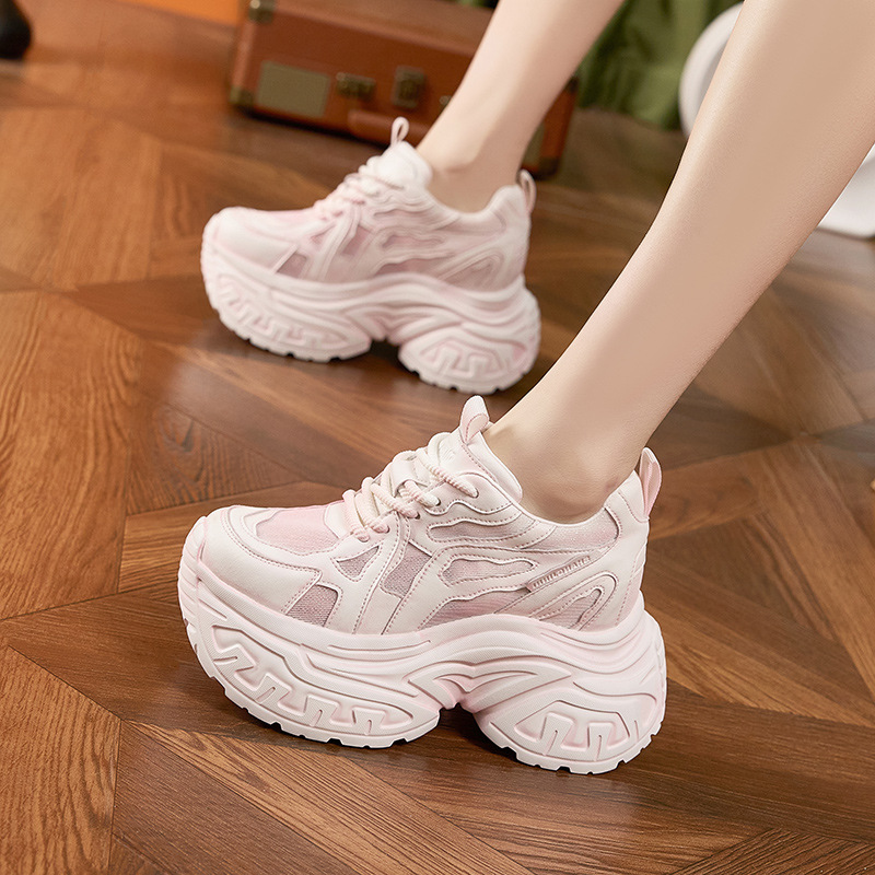 여성 패션 청키 플랫폼 스니커즈 통기성 메쉬 미끄럼 방 - Chunky Sneaker Platform 리뷰 및 가격