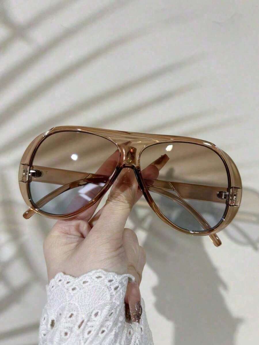 1개 브랜드 새 제품 레트로 디자인 오버사이즈 사각형  - Street Fashion Brand 리뷰 및 가격